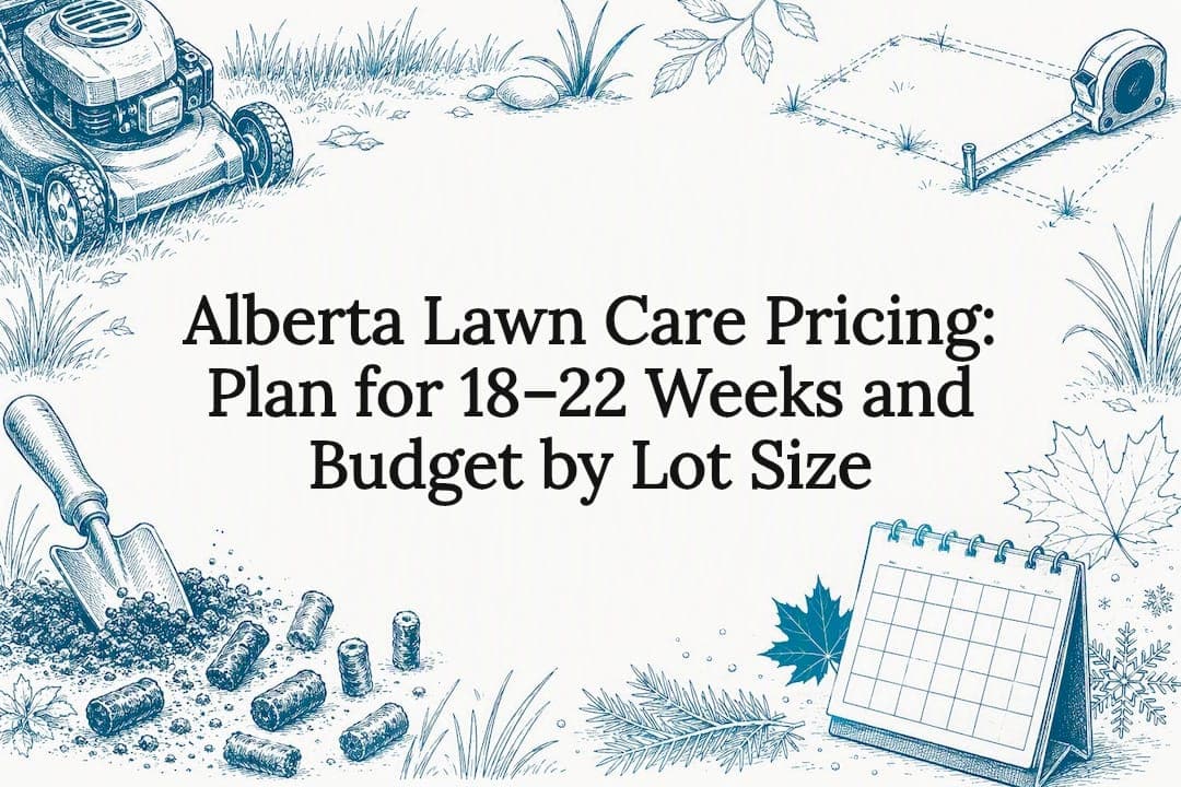 Alberta Lawn Care Pricing: Plan for 18–22 Weeks and Budget by Lot Size