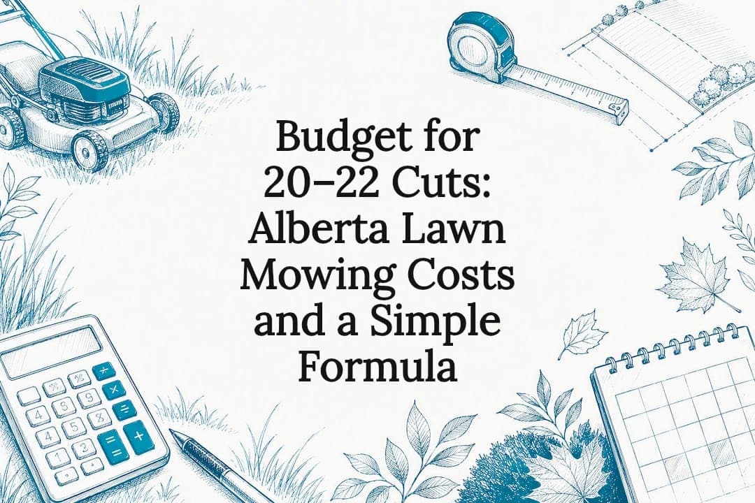 Budget for 20–22 Cuts: Alberta Lawn Mowing Costs and a Simple Formula